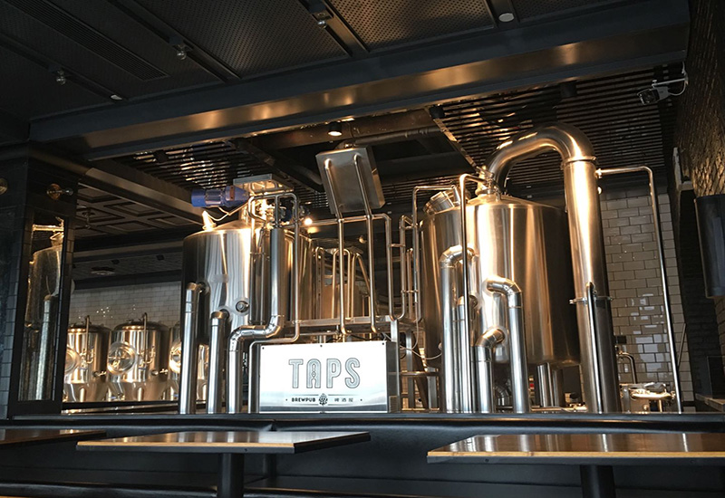 2016年8月 重庆TAPS 500L 精酿啤酒酒吧交钥匙工程完成安装 (14)